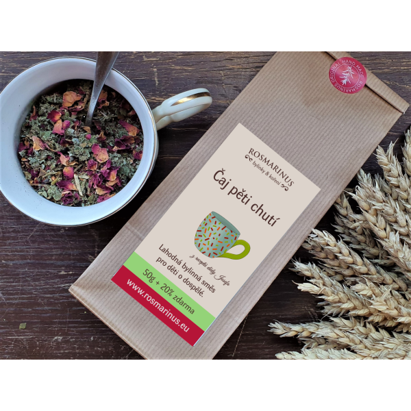 Fünf Geschmacksrichtungen Tee 50g+20% gratis Rosmarinus 1 - Rosmarinus (koreni-krumlov.cz / platce DPH) 