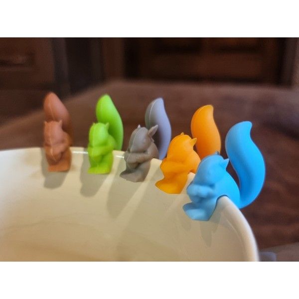 Veverka na čajový sáček 