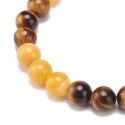 Elegant bracelet made of natural agate, tiger's eye, and black onyx 8mm [product.brand] 2 - Rosmarinus (koreni-krumlov.cz / plat