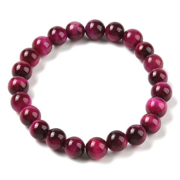 Bracelet with Natural Pink Tiger's Eye 8mm [product.brand] 2 - Rosmarinus (koreni-krumlov.cz / platce DPH) 
