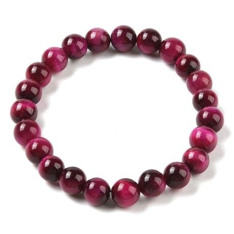 Bracelet with Natural Pink Tiger's Eye 8mm [product.brand] 2 - Rosmarinus (koreni-krumlov.cz / platce DPH) 