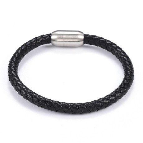 Herren geflochtenes Lederarmband mit Magnetverschluss [product.brand] 1 - Rosmarinus (koreni-krumlov.cz / platce DPH) 