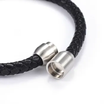 Herren geflochtenes Lederarmband mit Magnetverschluss [product.brand] 3 - Rosmarinus (koreni-krumlov.cz / platce DPH) 