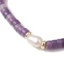 Bracelet Made of Amethyst with a Dominant Pearl [product.brand] 2 - Rosmarinus (koreni-krumlov.cz / platce DPH) 