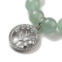 Chakra Bracelet from Green Aventurine with Tree of Life Pendant [product.brand] 2 - Rosmarinus (koreni-krumlov.cz / platce DPH) 