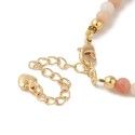 Delicate Bracelet Made of Pink Opal with 14k Gold Floral Detail [product.brand] 2 - Rosmarinus (koreni-krumlov.cz / platce DPH) 
