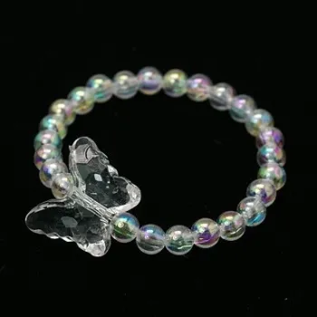 Children's bracelet with an angelic aura and a butterfly [product.brand] 1 - Rosmarinus (koreni-krumlov.cz / platce DPH) 