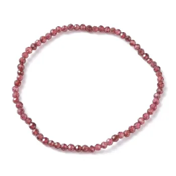 Faceted garnet bracelet 3mm [product.brand] 1 - Rosmarinus (koreni-krumlov.cz / platce DPH) 