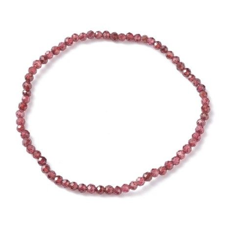 Faceted garnet bracelet 3mm [product.brand] 1 - Rosmarinus (koreni-krumlov.cz / platce DPH) 