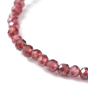 Faceted garnet bracelet 3mm [product.brand] 2 - Rosmarinus (koreni-krumlov.cz / platce DPH) 