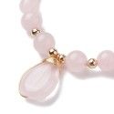 Luxury rose quartz bracelet with a teardrop pendant [product.brand] 2 - Rosmarinus (koreni-krumlov.cz / platce DPH) 