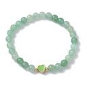 Elegant green aventurine bracelet with a heart-shaped pendant [product.brand] 1 - Rosmarinus (koreni-krumlov.cz / platce DPH) 