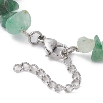 Chipped green aventurine chain bracelet [product.brand] 2 - Rosmarinus (koreni-krumlov.cz / platce DPH) 