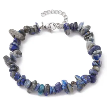 Chipped lapis lazuli chain bracelet [product.brand] 1 - Rosmarinus (koreni-krumlov.cz / platce DPH) 