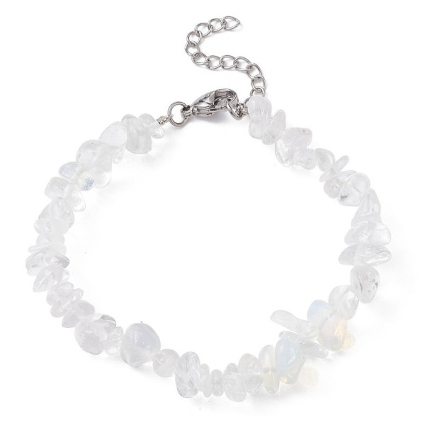 Chain bracelet made of chipped opalite [product.brand] 1 - Rosmarinus (koreni-krumlov.cz / platce DPH) 