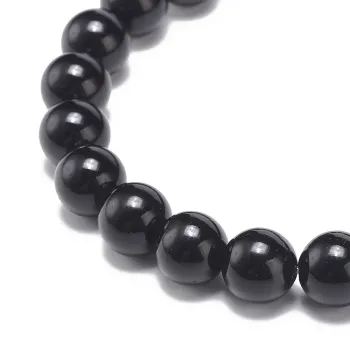 Bracelet made of natural obsidian with a rectangular element [product.brand] 3 - Rosmarinus (koreni-krumlov.cz / platce DPH) 