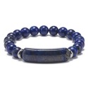 Bracelet made of lapis lazuli with a rectangular element [product.brand] 1 - Rosmarinus (koreni-krumlov.cz / platce DPH) 