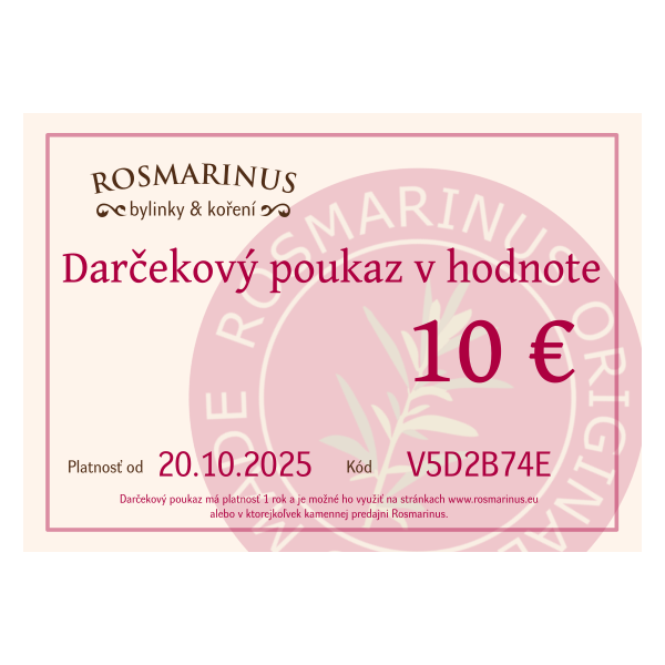 Gift voucher EUR 10 (by post)