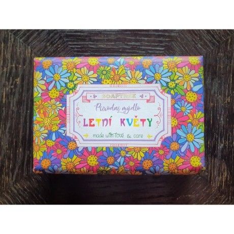 Summer flowers soap 200g [product.brand] 1 - Rosmarinus (koreni-krumlov.cz / platce DPH) 