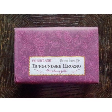 Burgundy grape soap 200g [product.brand] 1 - Rosmarinus (koreni-krumlov.cz / platce DPH) 