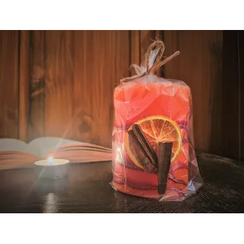 Duftkerze - Orange mit Zimt [product.brand] 2 - Rosmarinus (koreni-krumlov.cz / platce DPH) 