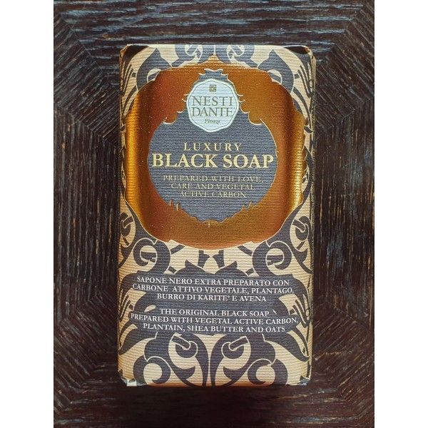 Luxury black soap 250g [product.brand] 1 - Rosmarinus (koreni-krumlov.cz / platce DPH) 