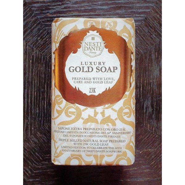 Mydlo s 23-karátovým zlatom 250g [product.brand] 1 - Rosmarinus (koreni-krumlov.cz / platce DPH) 