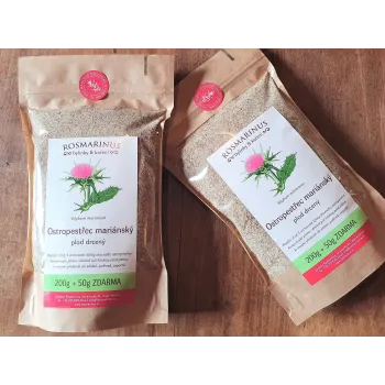 Milk thistle fruit crushed 200g + 50g FREE [product.brand] 1 - Rosmarinus (koreni-krumlov.cz / platce DPH) 